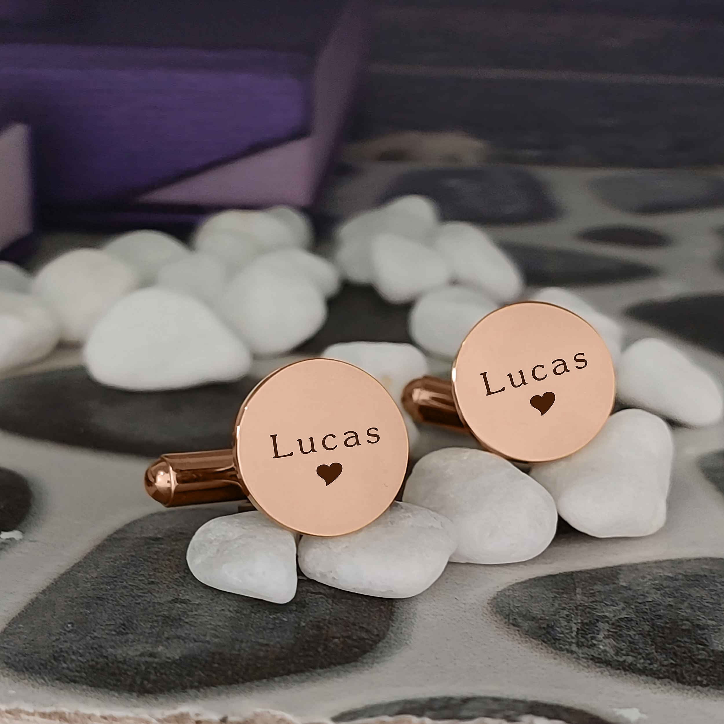 Personalised Round Cufflinks