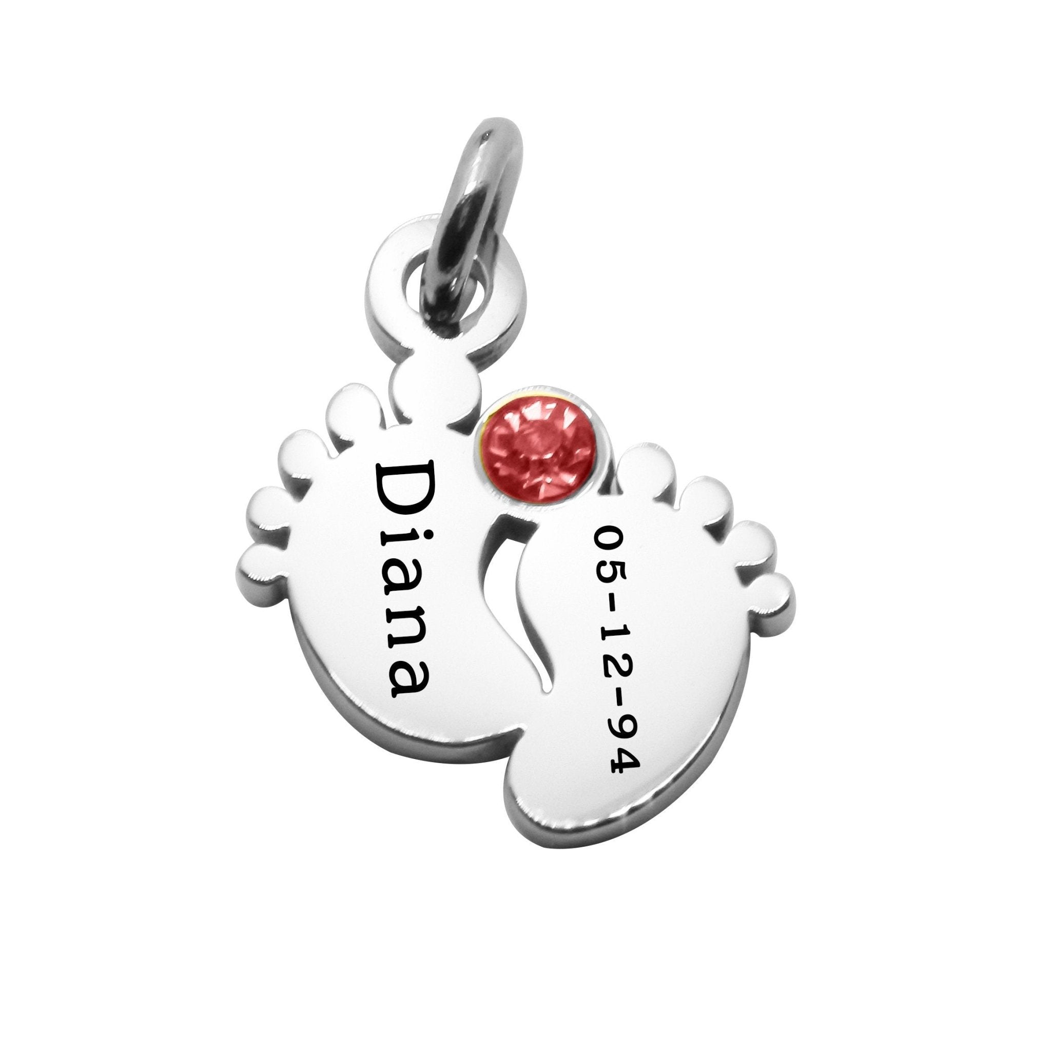 ADDITIONAL Feet Birthstone for Cant Be Replaced Necklace - Extras