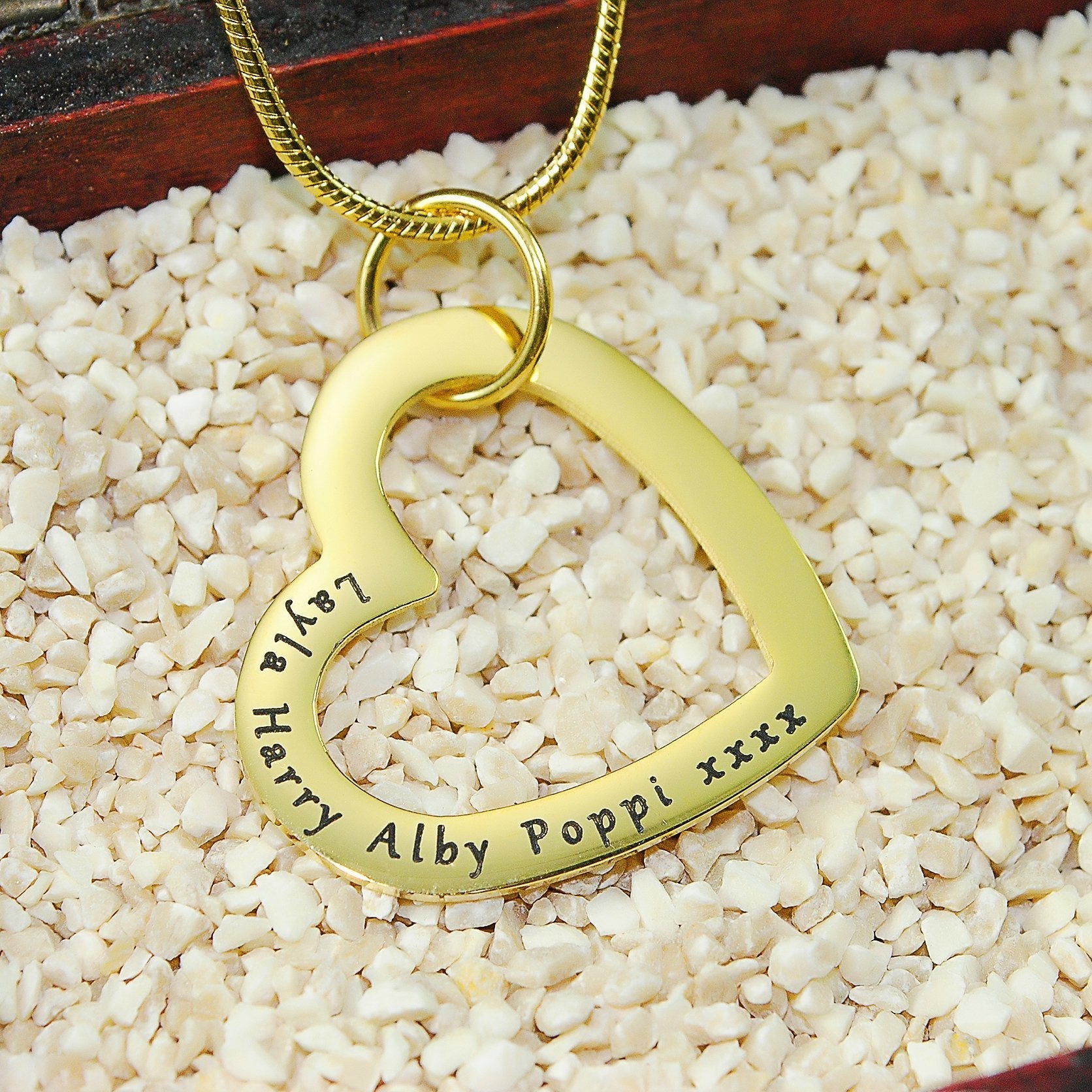 Always in My Heart Necklace - Memorial & Cremation Jewellery by Belle Fever