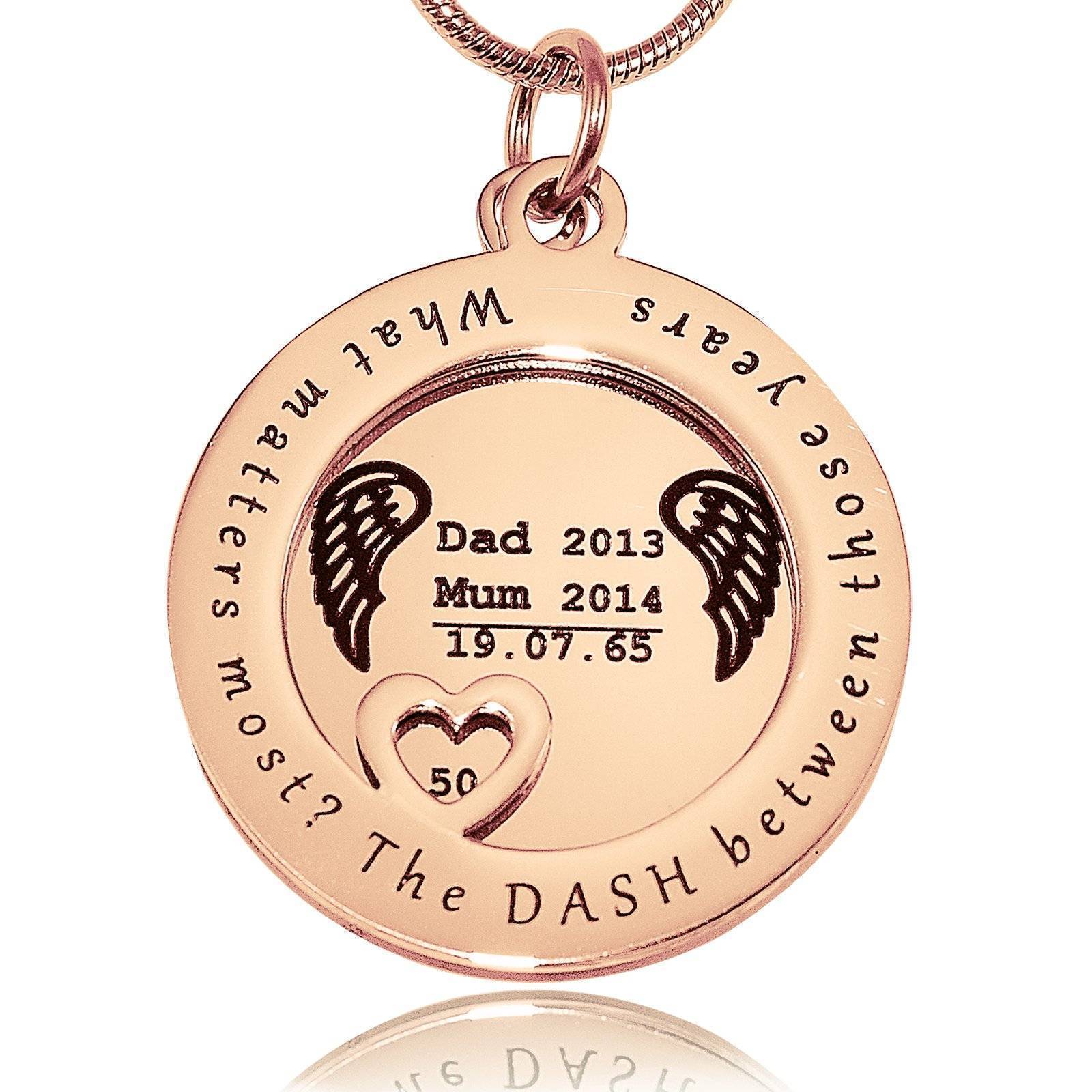 Always on My Mind Necklace - Memorial & Cremation Jewellery by Belle Fever