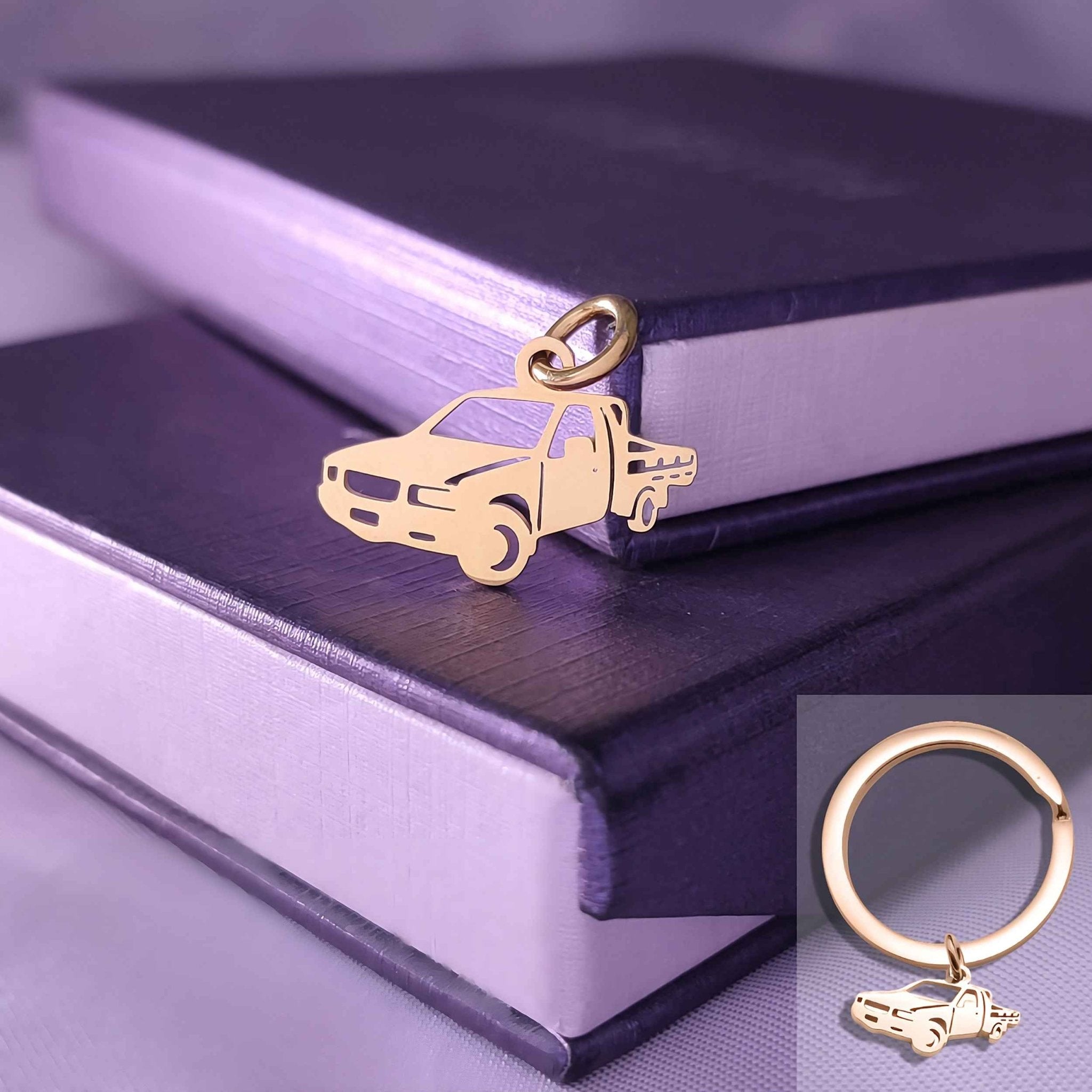 Pick up Truck Charm for Keyring - Keyrings by Belle Fever