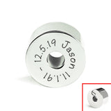 Round - Cremation Charm for Moments Bracelet - Moments Charm Bracelets by Belle Fever