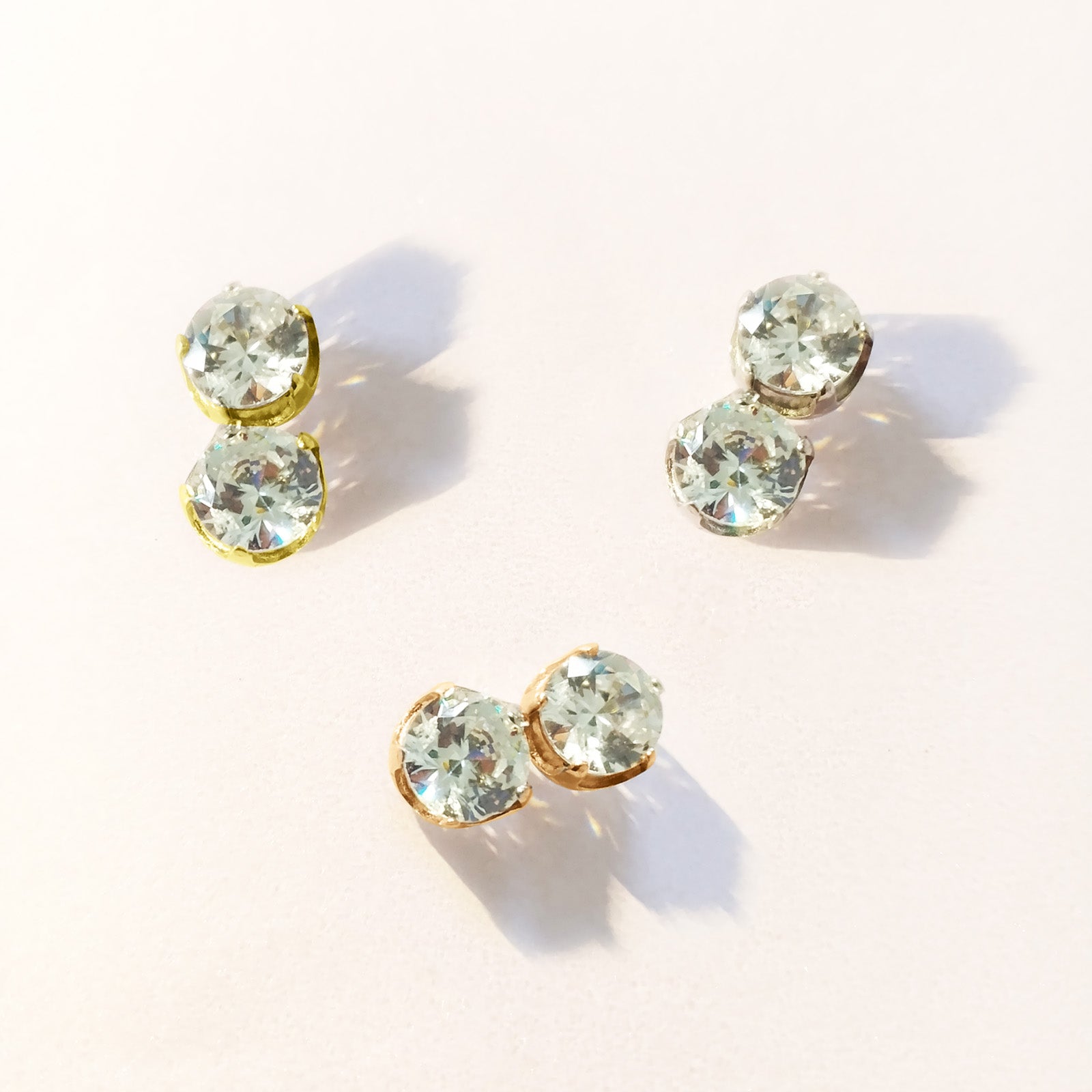 Round Stud Earrings - Earrings by Belle Fever