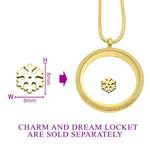 Snowflake Frozen Charm For Dream Locket - Floating Dream Lockets by Belle Fever
