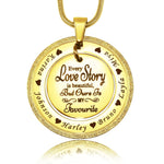 Sparkling Love Story Necklace - Mothers Jewellery by Belle Fever