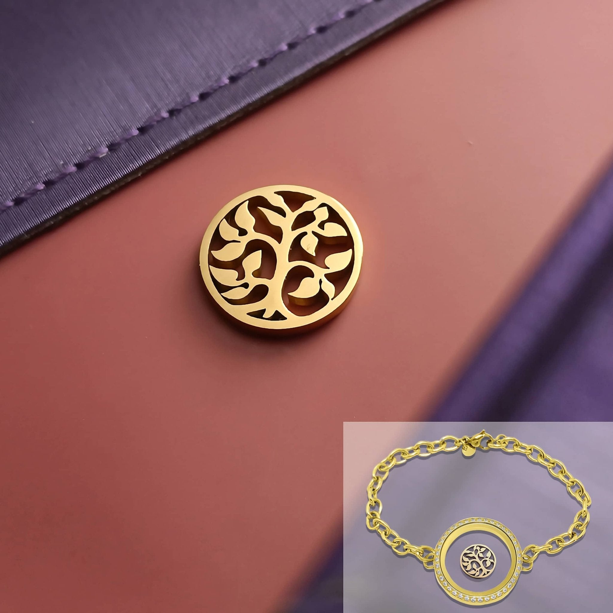 Tree Charm 12mm for Dream Locket - Floating Dream Lockets by Belle Fever