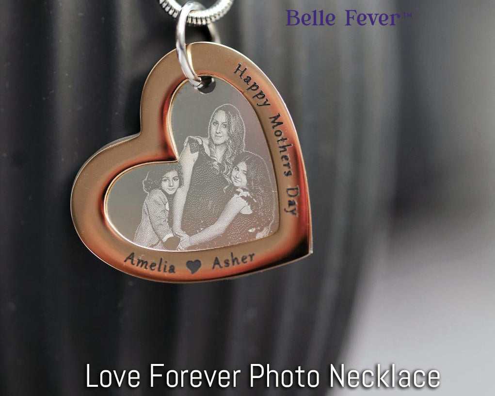 Love Forever Photo Necklace by Belle Fever