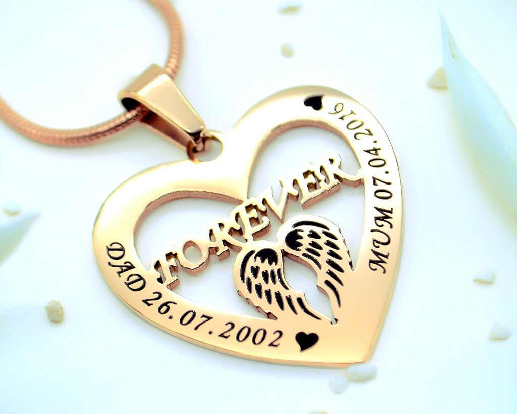 Angel in My Heart Necklace - BELLE FEVER