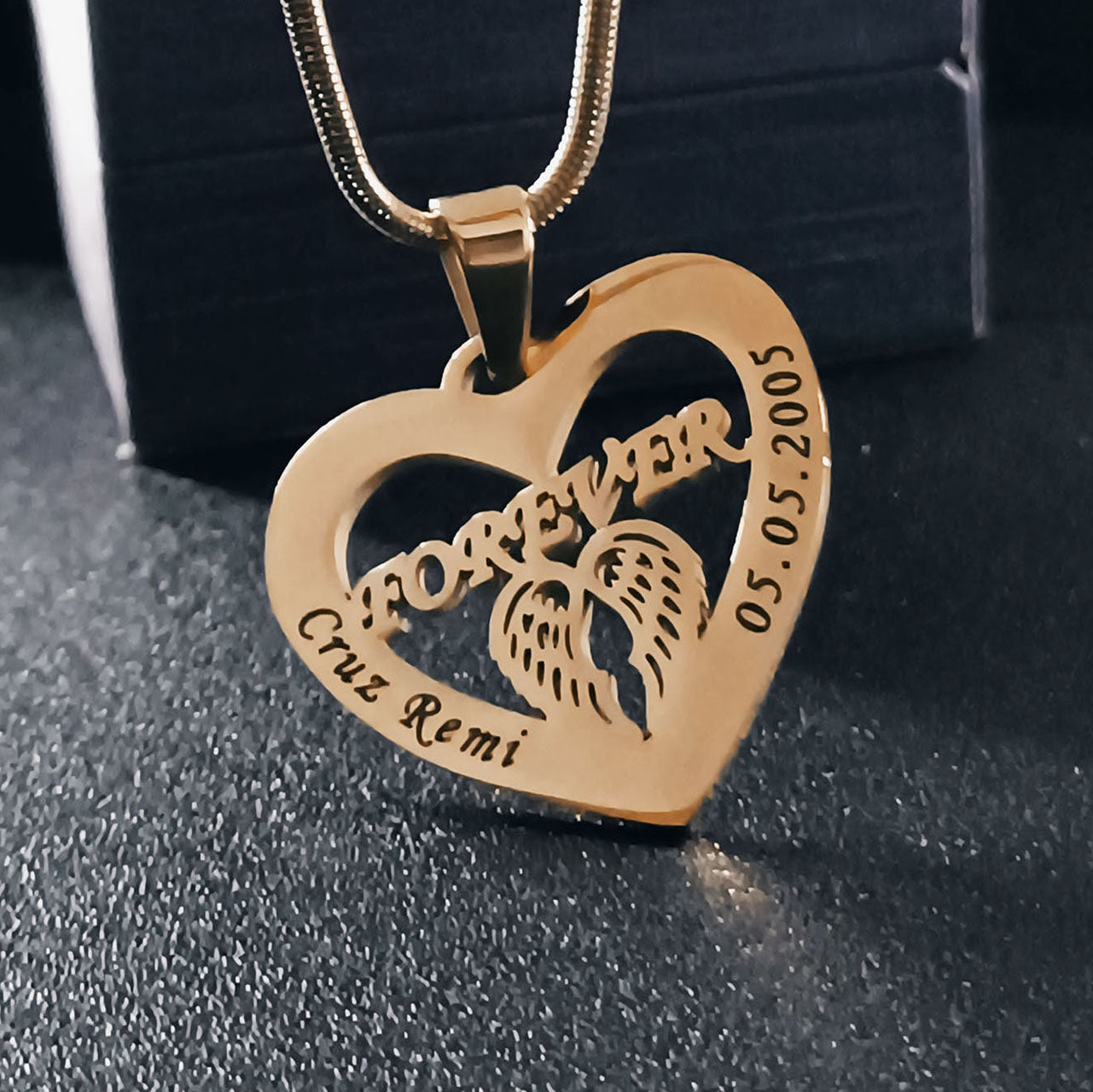 Angel in My Heart Necklace