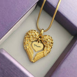 Angels Heart Necklace with Heart Insert