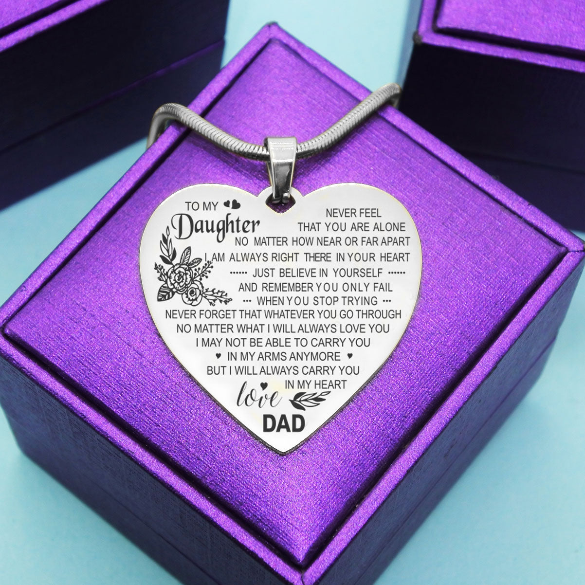 Carry You in My Heart Personalised Necklace