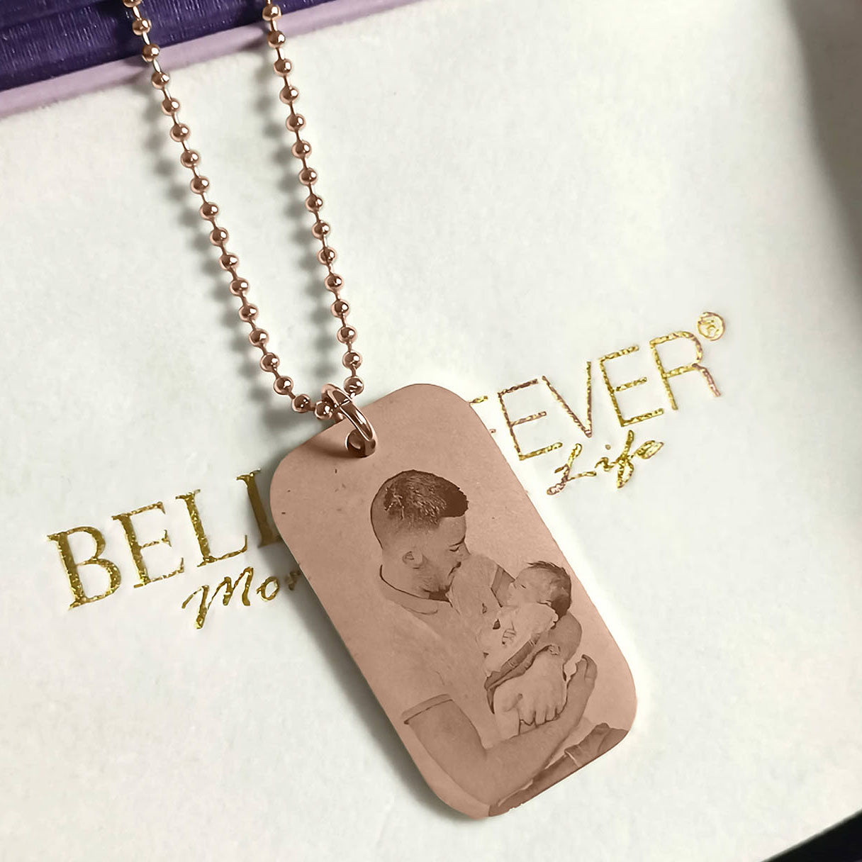 Custom Photo Dog Tag necklace