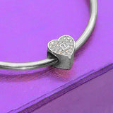 Diamond Heart Charm for Moments Bracelet