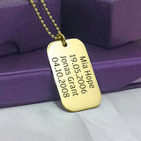 Dog Tag Necklace