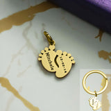 Feet Charm for Keyring