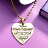 Heart Necklace - I Love You