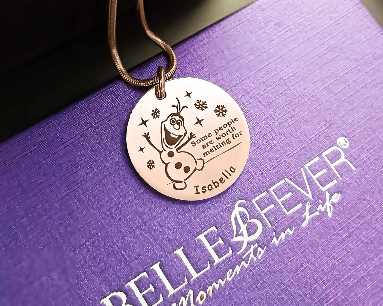 Melting Snowman Necklace