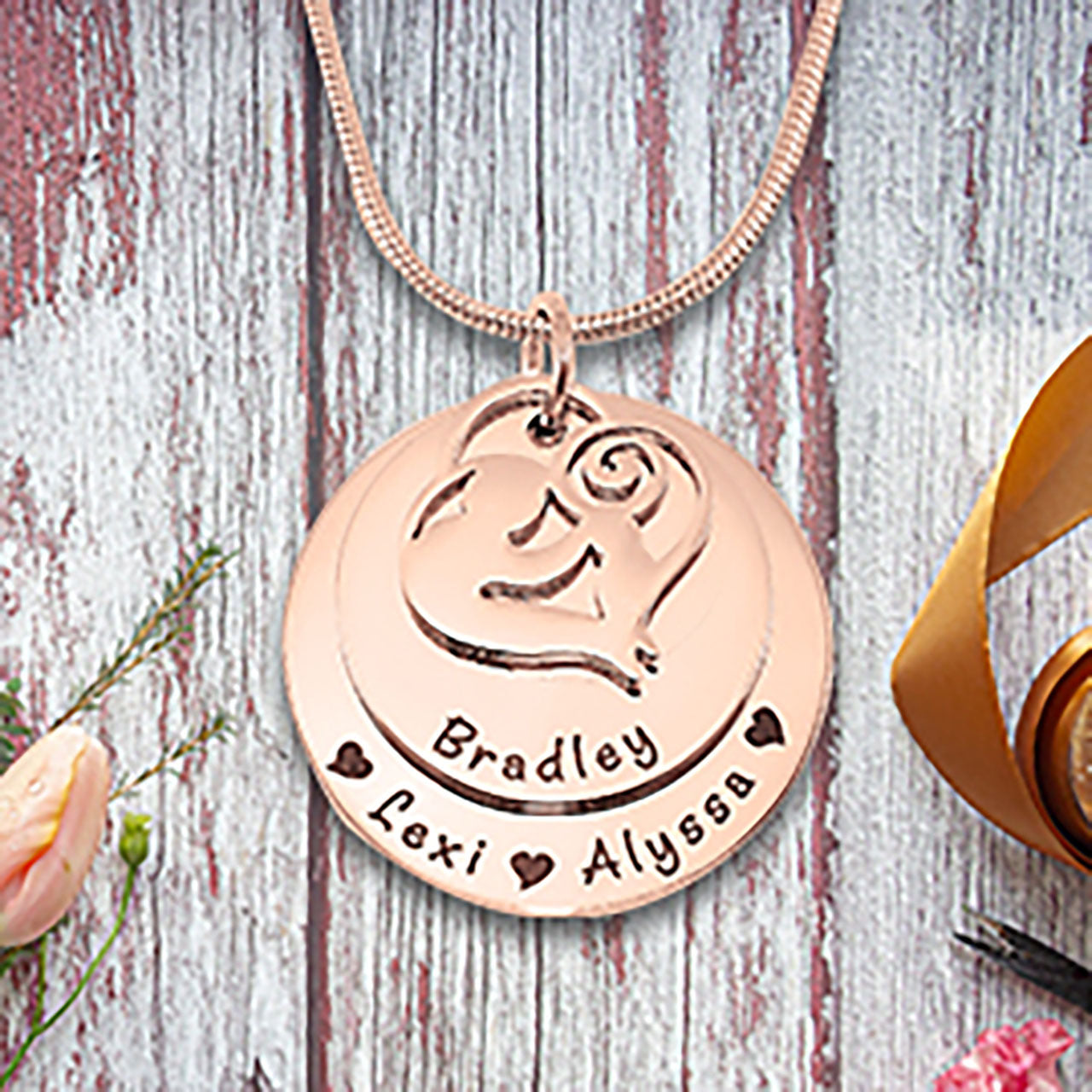 Mother's Disc Necklace