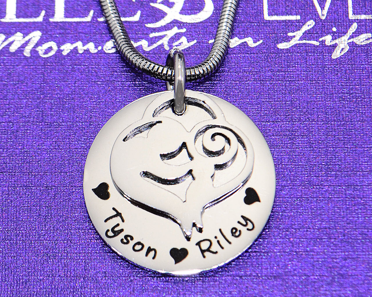 Mother's Disc Necklace