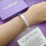 I am STRONG Cuff Bangle - SILVER