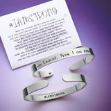 I am STRONG Cuff Bangle - SILVER