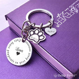 Prints On My Heart Keyring