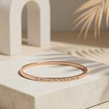 She Believed She Could | Inspirational Bangle