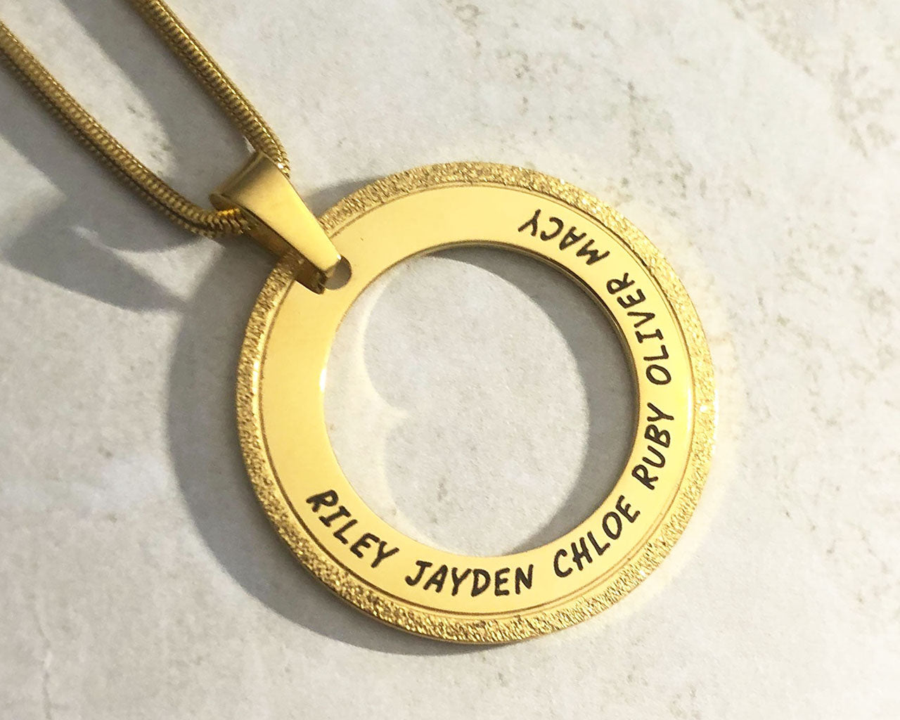 Sparkling Circle of Trust Necklace