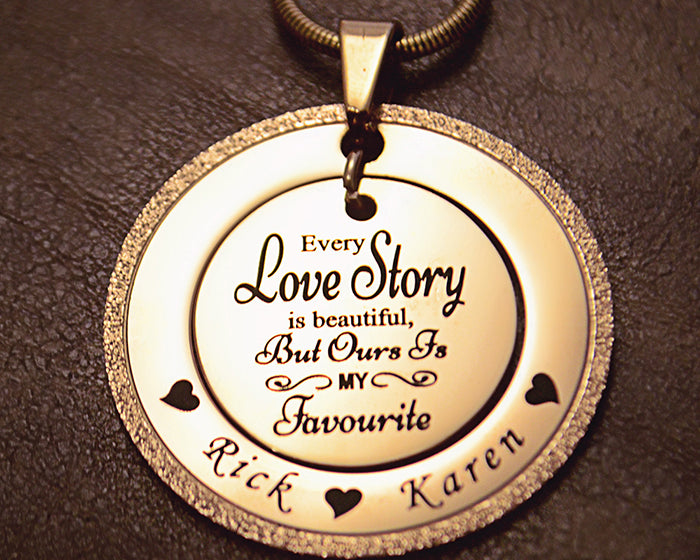 Sparkling Love Story Necklace