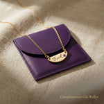 Beck name necklace displayed with jewelry gift wallet packaging
