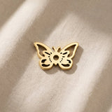Gold butterfly charm for Dream Locket bracelet symbolizing transformation, beauty, and new beginnings