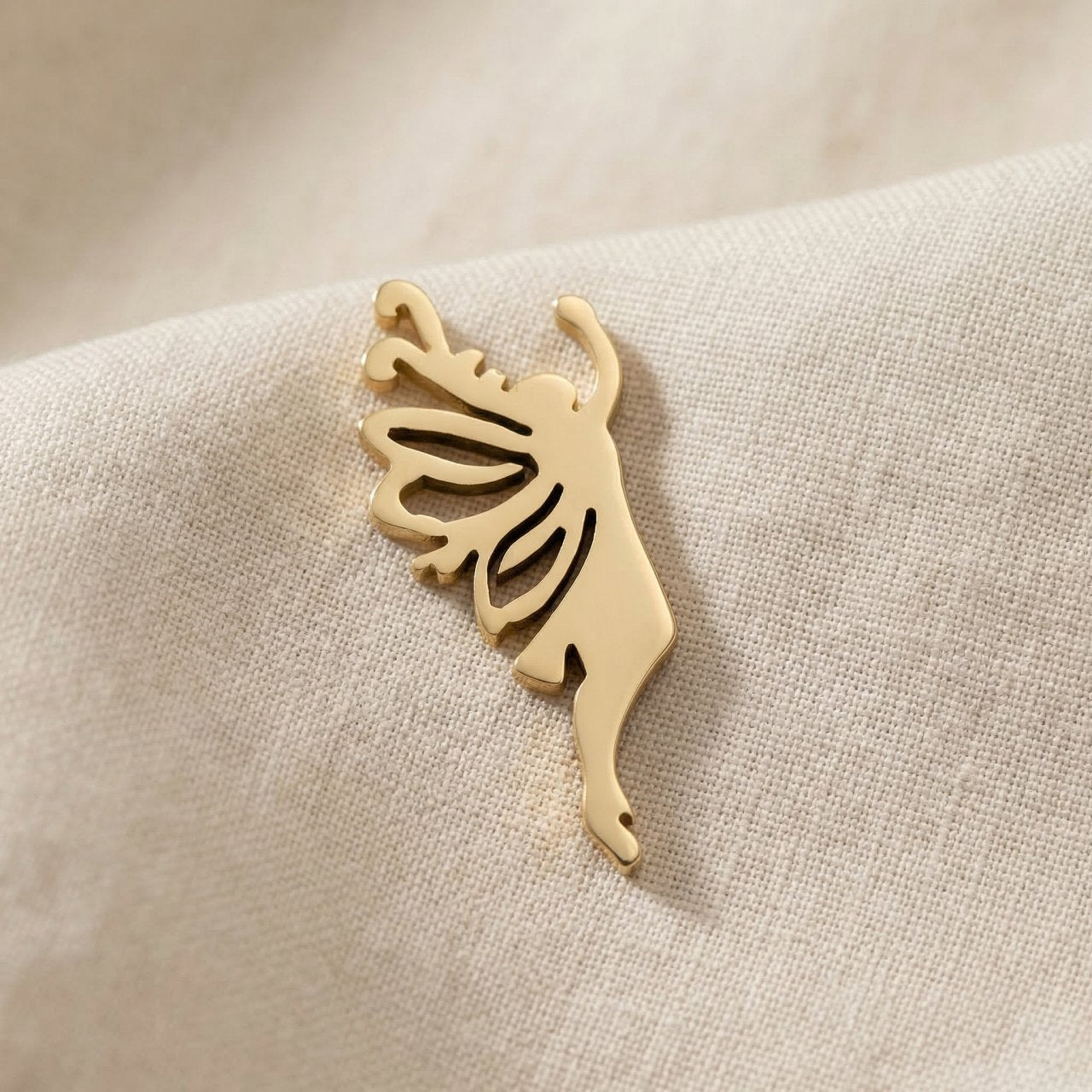 Gold fairy charm for Dream Locket bracelet symbolizing magic, imagination, and whimsical life memories