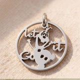 Silver snowman charm for keyring symbolizing winter memories, festive moments, and seasonal keepsake gifts
