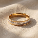 Wisdom ring in gold, elegant minimalist stacking ring jewellery gift for her