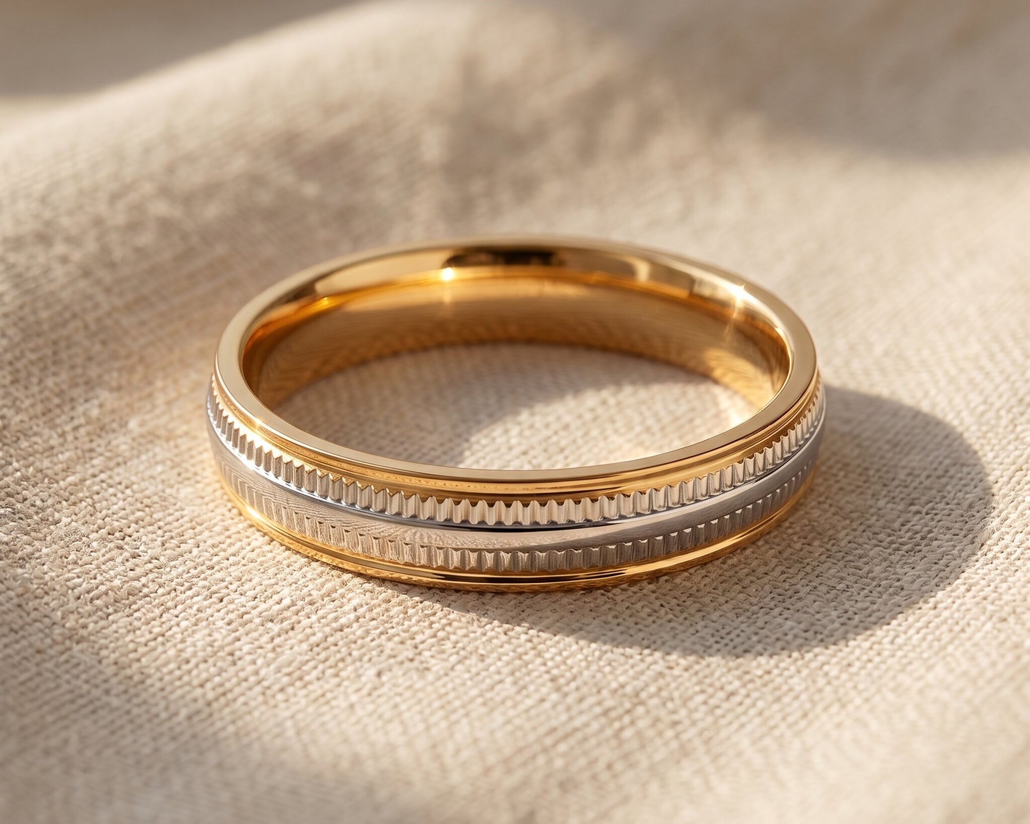 Wisdom ring in gold, elegant minimalist stacking ring jewellery gift for her