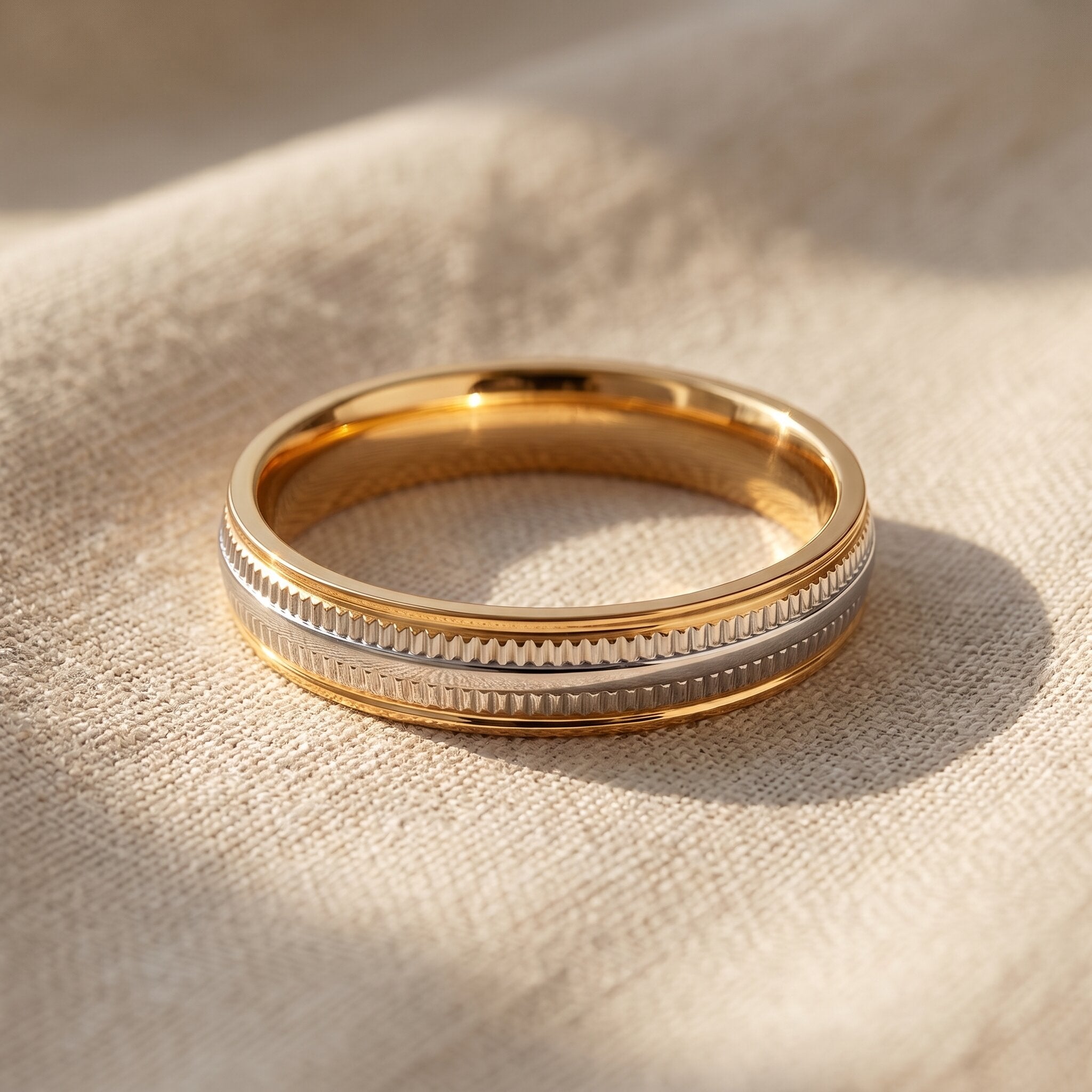 Wisdom ring in gold, elegant minimalist stacking ring jewellery gift for her