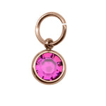 12th ROSE GOLD Hanging Birthstone Charm (Optional) - Options Variants