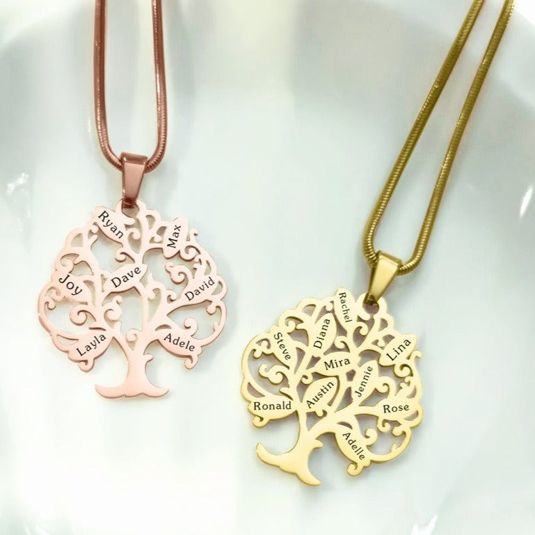 BUY ONE GET ONE Tree of My Life Necklace | Belle Fever Personalised Jewellery