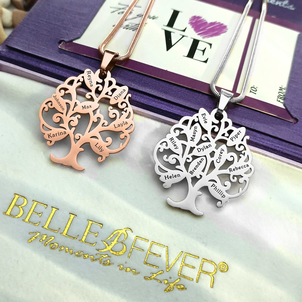 BUY ONE GET ONE Tree of My Life Necklace | Belle Fever Personalised Jewellery