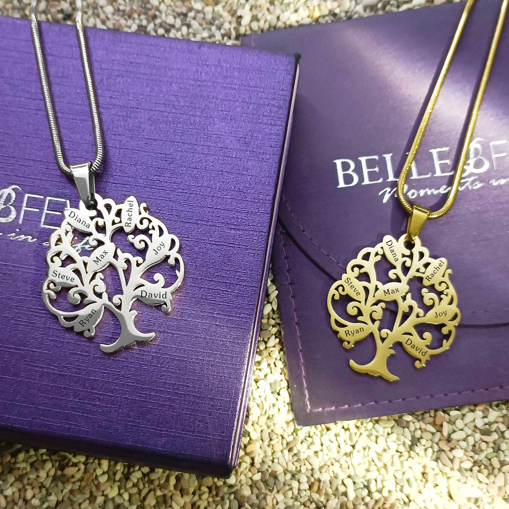 BUY ONE GET ONE Tree of My Life Necklace | Belle Fever Personalised Jewellery