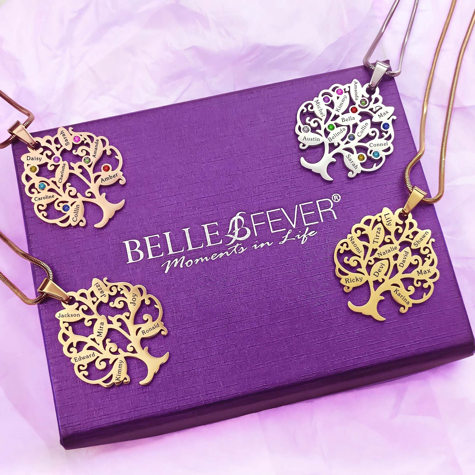 BUY ONE GET ONE Tree of My Life Necklace | Belle Fever Personalised Jewellery