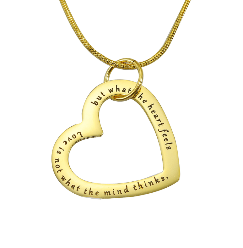 Always in My Heart Necklace - Memorial & Cremation Jewellery by Belle Fever