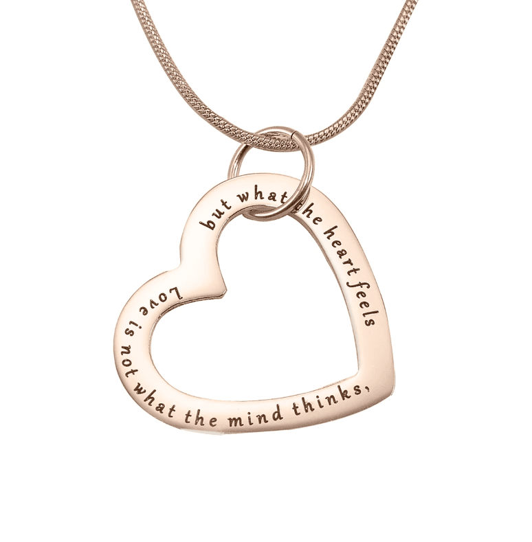 Always in My Heart Necklace - Memorial & Cremation Jewellery by Belle Fever