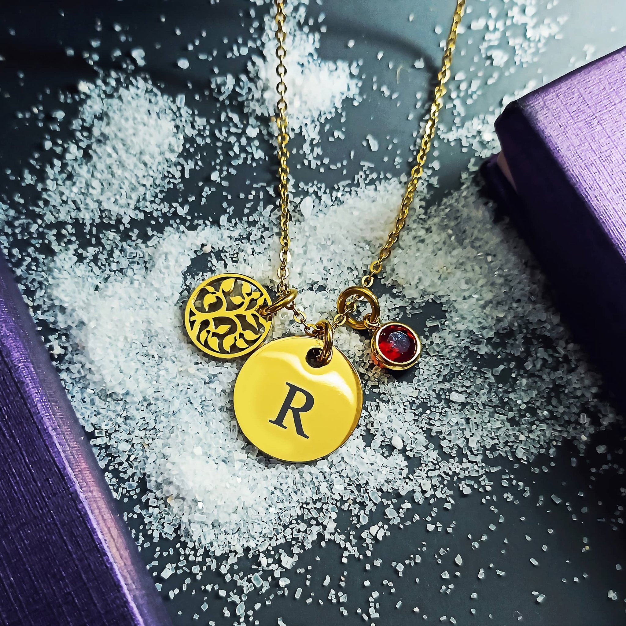 Always There Initial Personalised Necklace - ARTI by Belle Fever