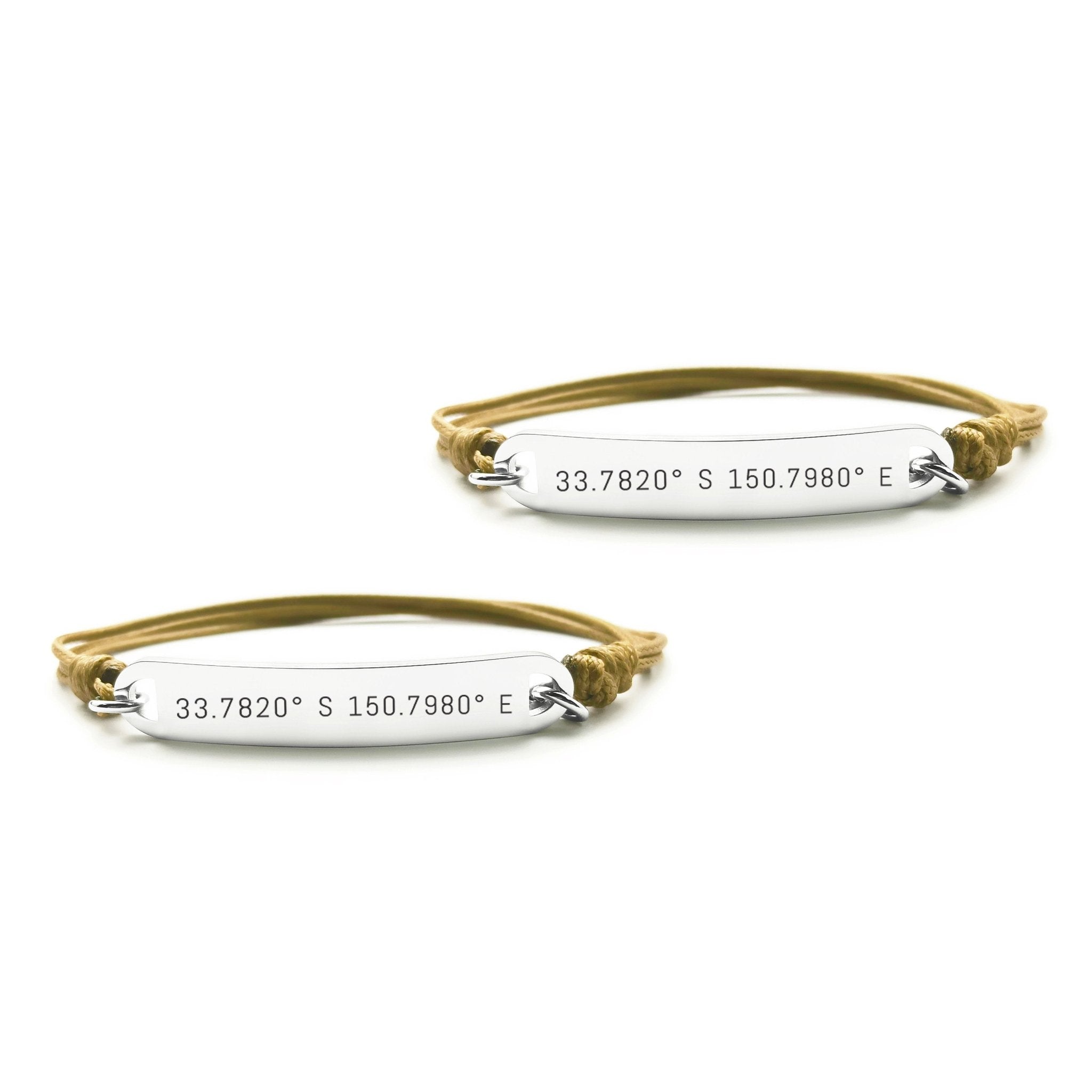 BUY ONE GET ONE Matching Bar Cord Bracelets - Bangles & Bracelets by Belle Fever
