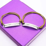 BUY ONE GET ONE Matching Bar Cord Bracelets - Bangles & Bracelets by Belle Fever