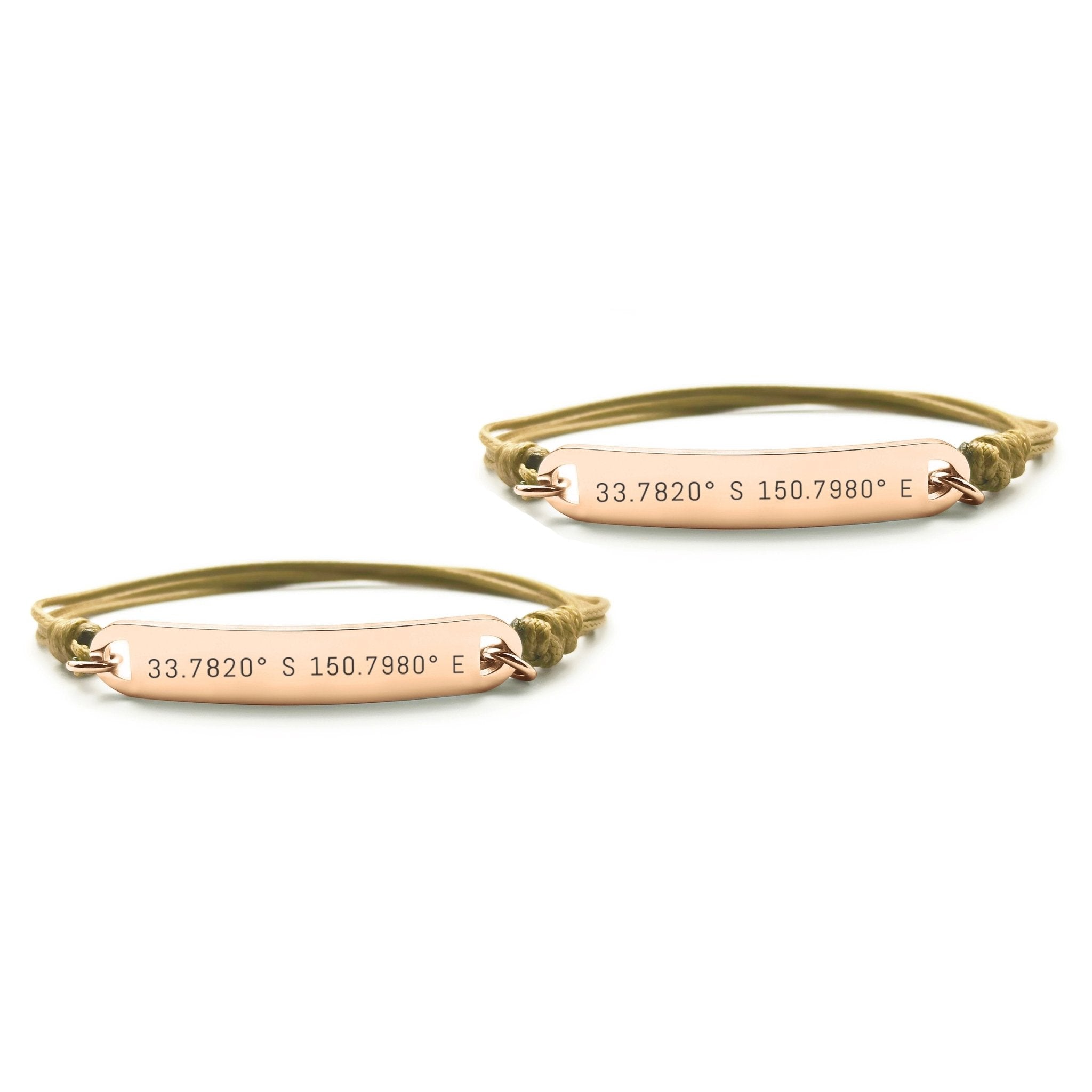 BUY ONE GET ONE Matching Bar Cord Bracelets - Bangles & Bracelets by Belle Fever
