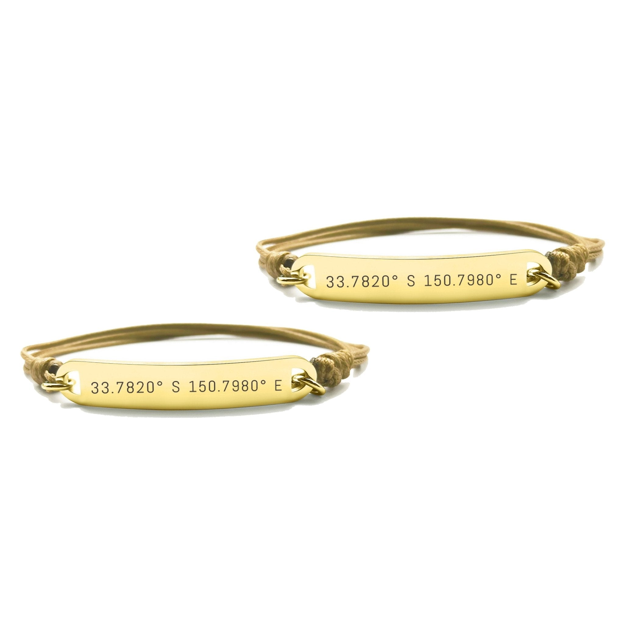 BUY ONE GET ONE Matching Bar Cord Bracelets - Bangles & Bracelets by Belle Fever