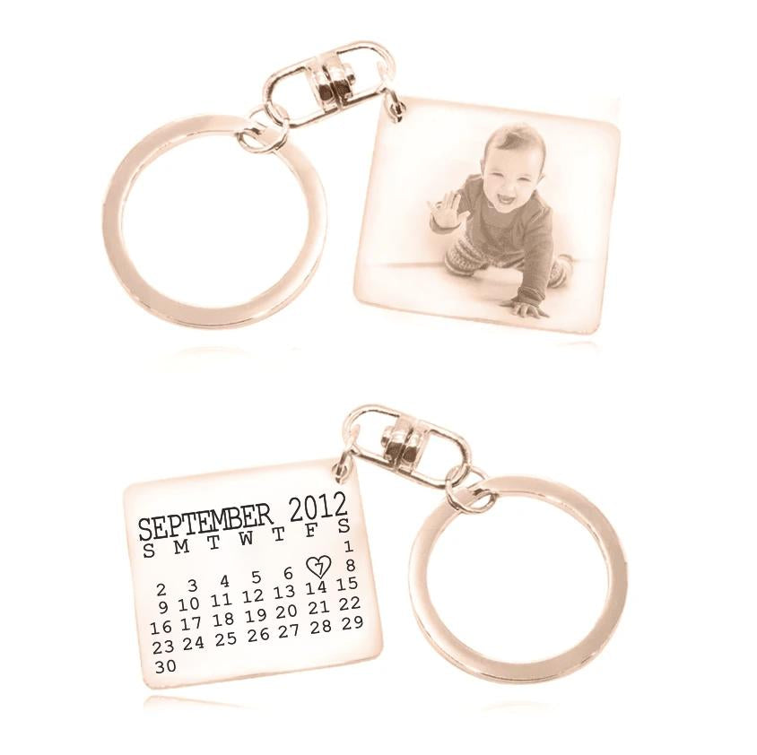 Calendar Photo Keyring - Keyrings by Belle Fever