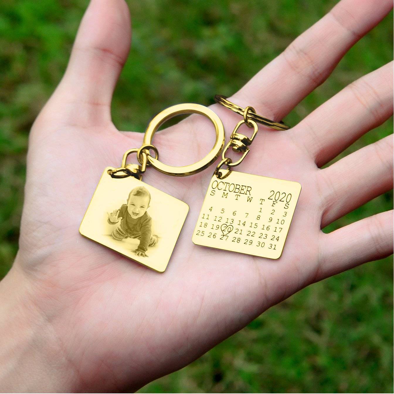 Calendar Photo Keyring - Keyrings by Belle Fever